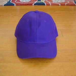 2/$12: MAGIC HEADWEAR Purple Baseball Cap/Hat Adult Adjustable Strap-Back